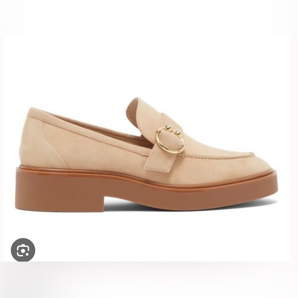Stuart Weitzman Tan Brenna Loafer